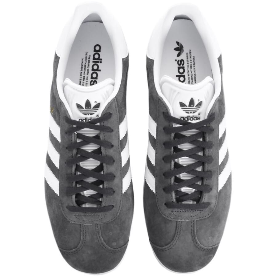 Adidas originals grey gazelle trainers new arrivals